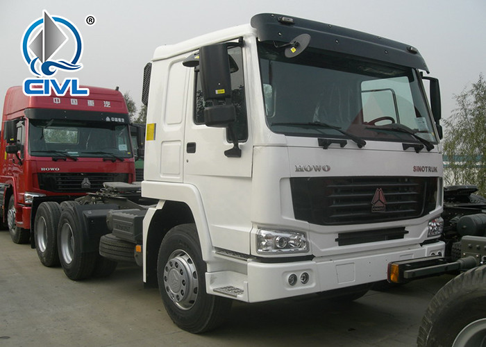 Sinotruk HOWO 371HP 6X4 Drive Prime Mover Trailer / Tractor Truck / Container Vehicle