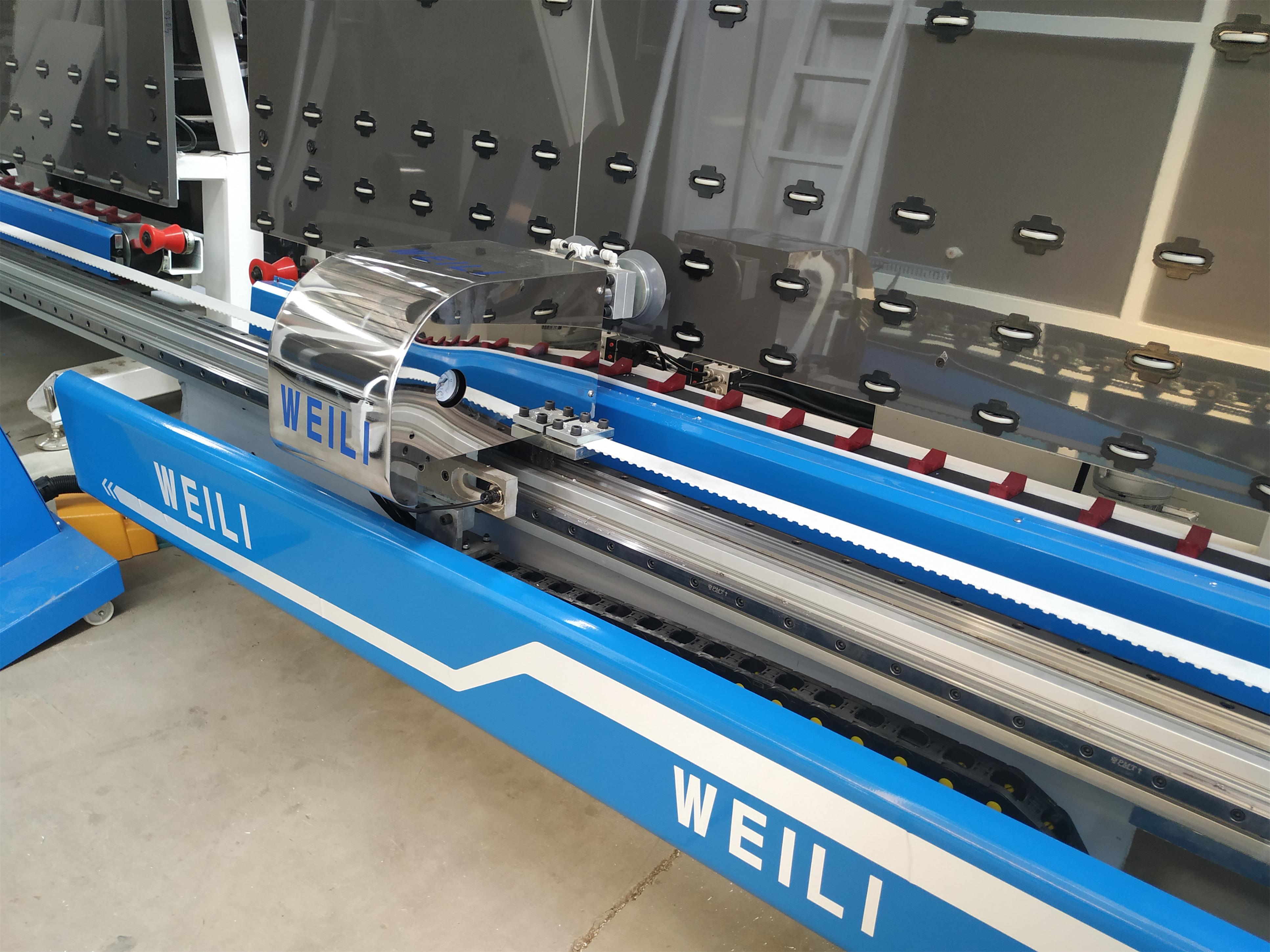 2m Automatic Insulating Glass Machine Silicone Glue Sealing Robot Sealant Spreading Line