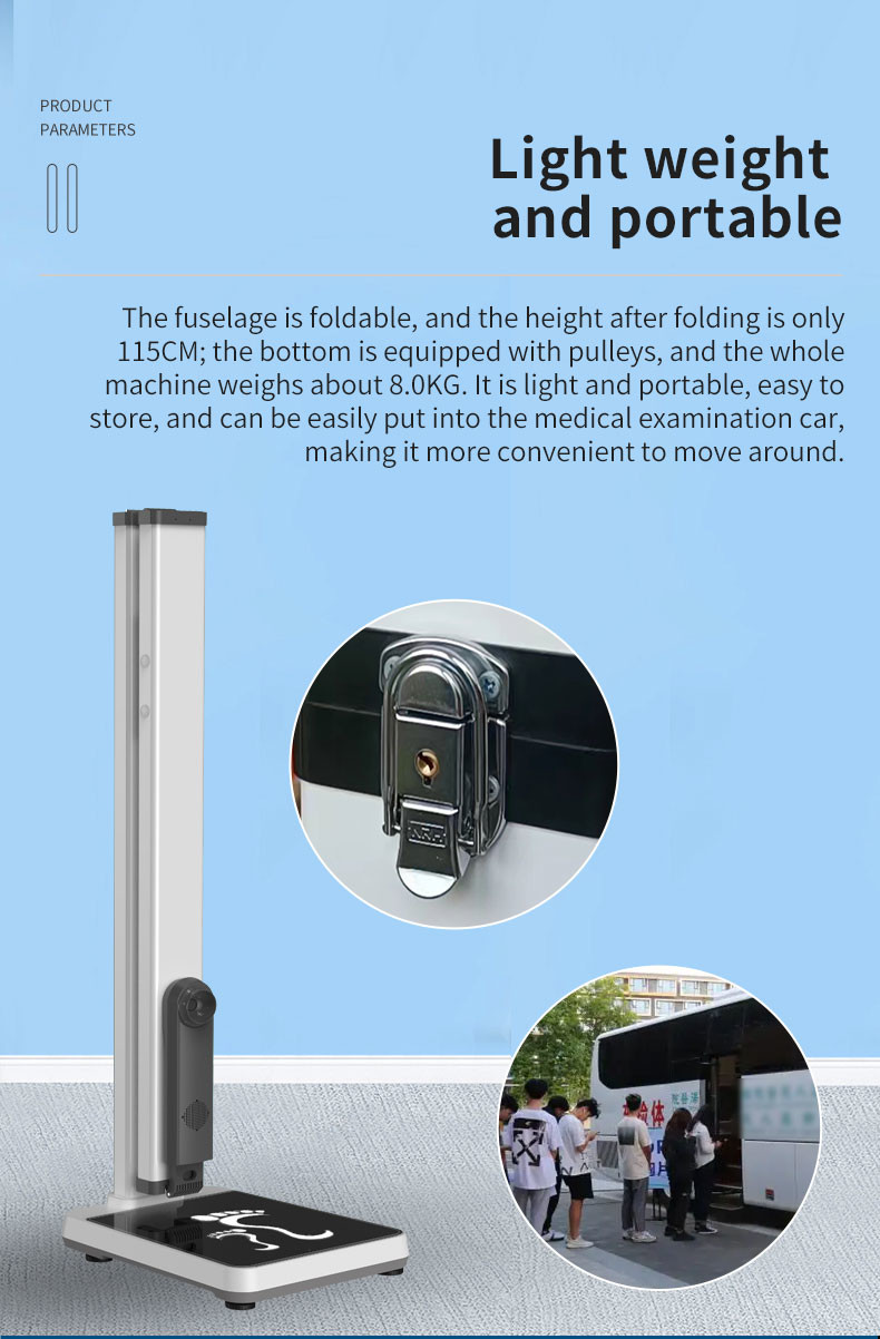 Ultrasonic Smart Body Fat Measuring Scale Height Weight Balance Vending Machine