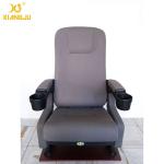 Ergonomic Backrest Fabric PP Cinema Theater Chairs With Cup Holder