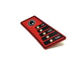 Quality Waterproof LED Membrane Switch 0.125mm With Velvet Texture wholesale
