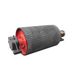 Customizable strength steel conveyor head pulley delivers superior wear