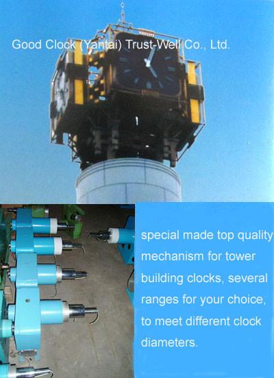 4 four side city wall clocks city clock tower-GOOD CLOCK YANTAI)TRUST-WELL CO LT
