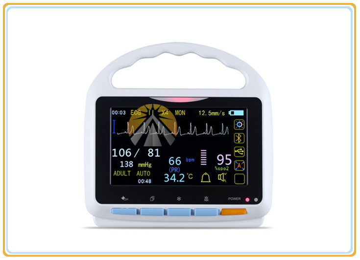 Touch Screen Multipara Monitor , Tabletop Type Patient Monitoring Equipment