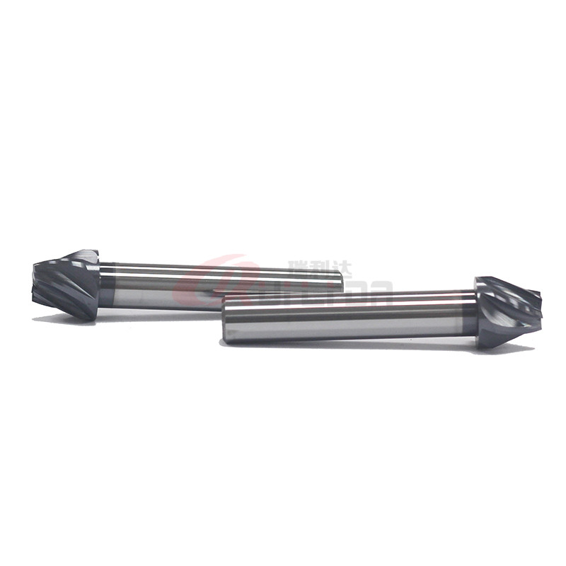 6flutes Custom End Mill Carbide Taper T Groove Tools For Mold Processing