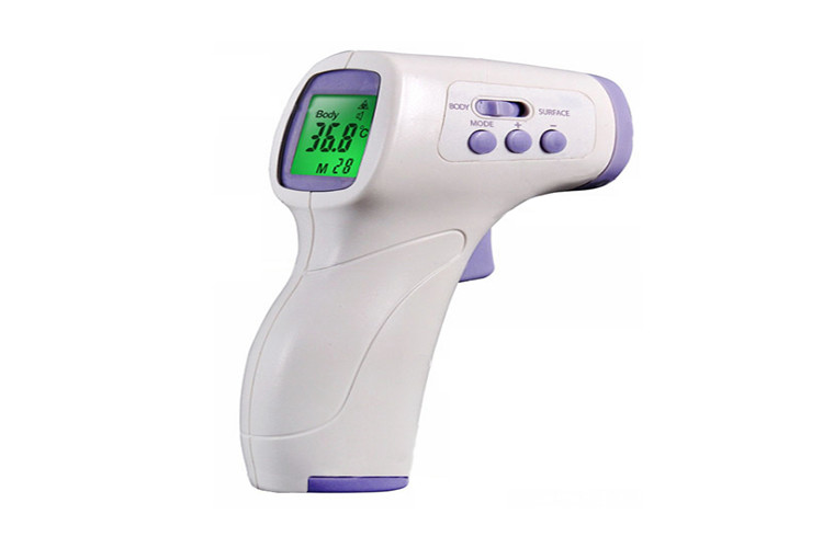 Convenient Non Contact Forehead Thermometer , Digital Infrared Baby Thermometer