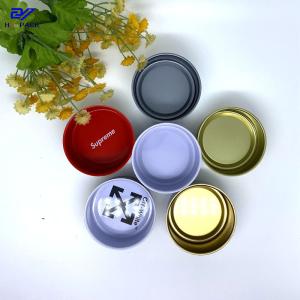 Quality Empty Antique Tin Can Packages Of Weed, 60g Volume Small Tin Can With Lid(Y) wholesale