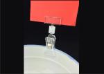 Transparent Poster POP Display Clip PS for Shop , Advertisising Display