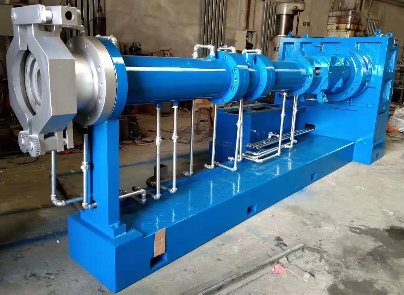 185kW Pin-barrel Cold Feed Vacuum Rubber Extruder for Rubber Extrusion Equipment