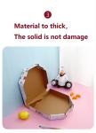 Eco Friendly Paperboard Rigid 10 Inch Pizza Boxes Flatbread ODM
