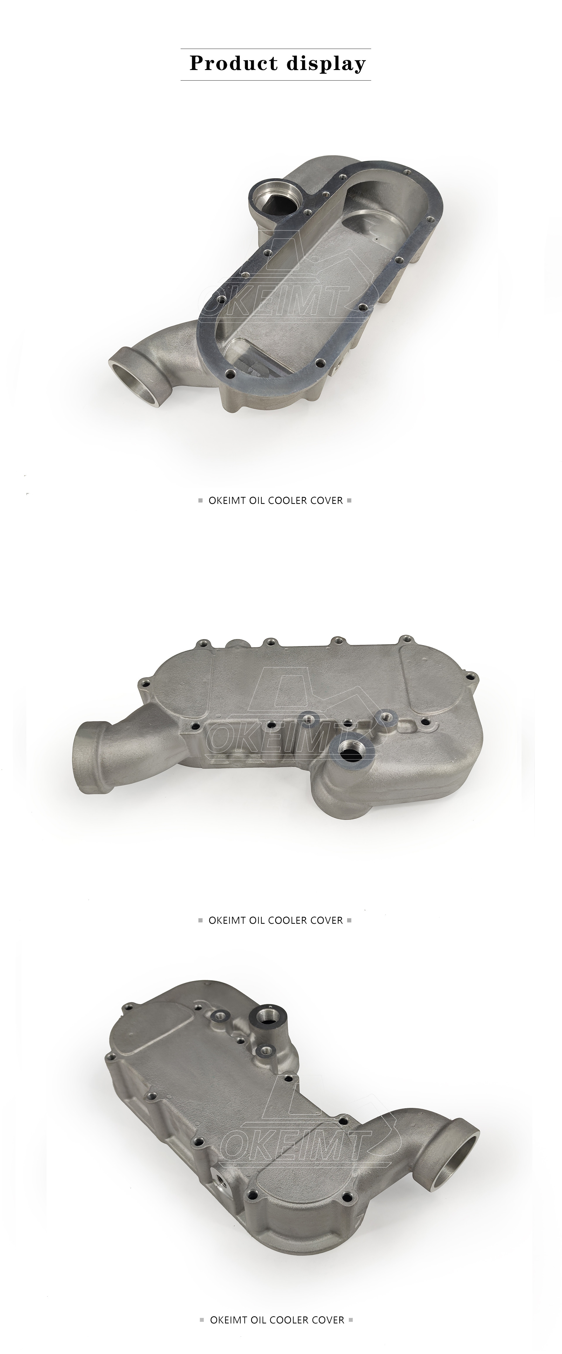 High Quality PD6 Oil Cooler Cover Core Assy 21302-96000 Oil Cooler Cover For Nissan PD6