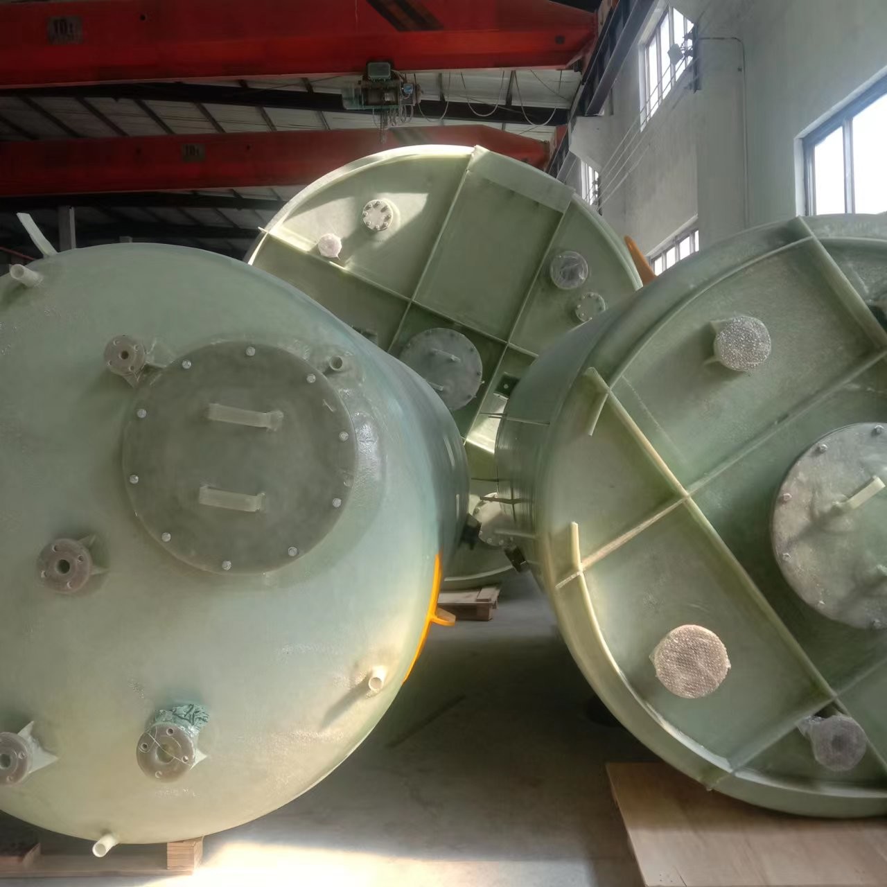Filament Winding FRP Water Tank Chemical Resistance Water Softener Reservoir