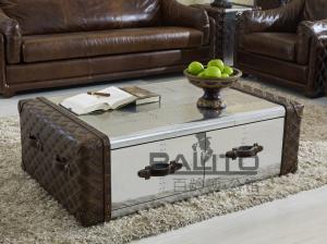 Quality classical aluminium household coffee table furniture wholesale