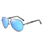 Stylish UV400 Polarized Sunglasses Black Square Unisex Vendors Trendy Mens