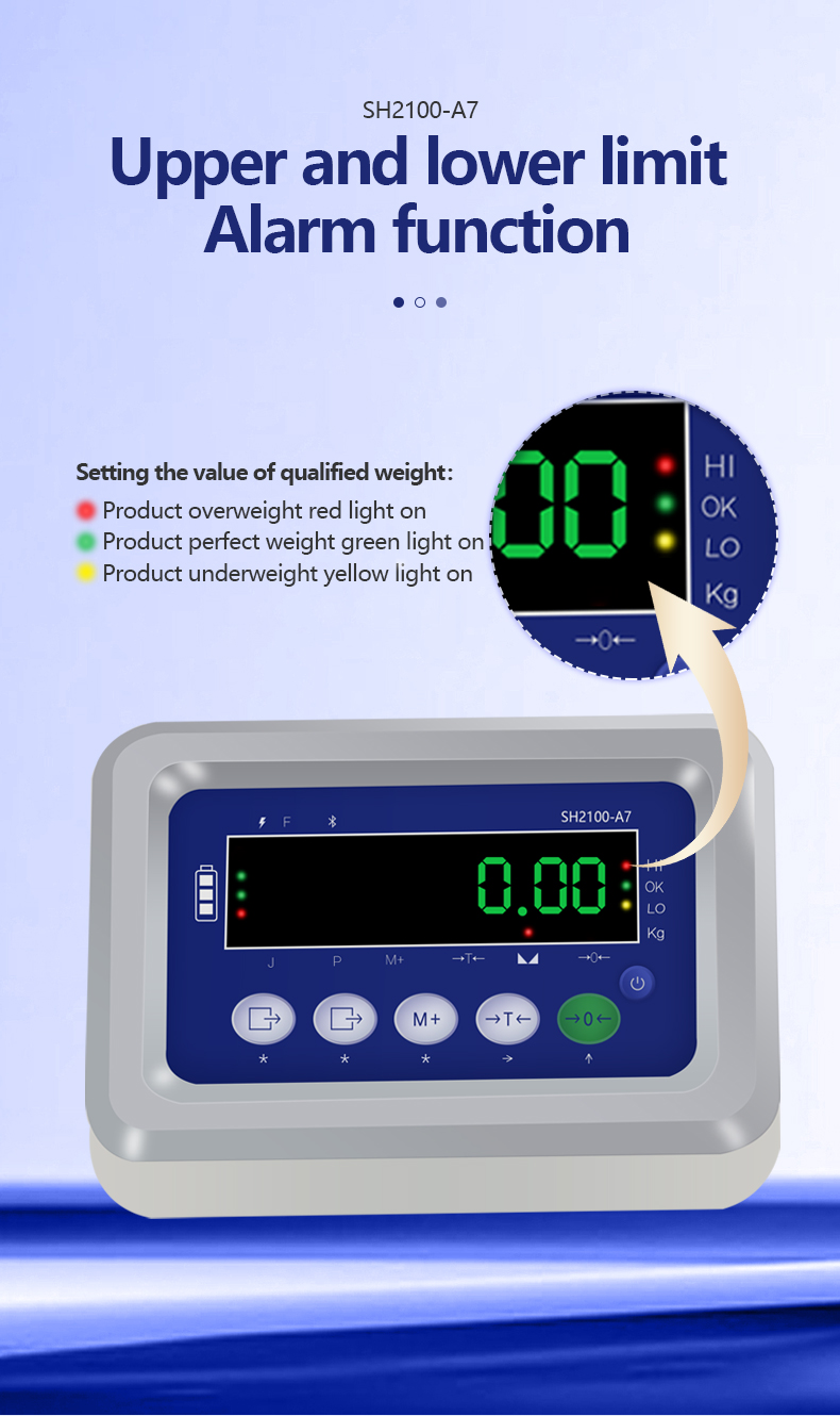 130mm*138mm*200mm SOHE A7 Meter Weighing Indicator for Accurate Weight Measurement