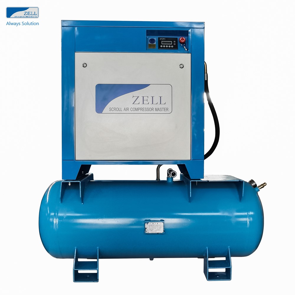 Ra500 Air Cooling AC Scroll Air Compressor 5.5hp With 275L Tank