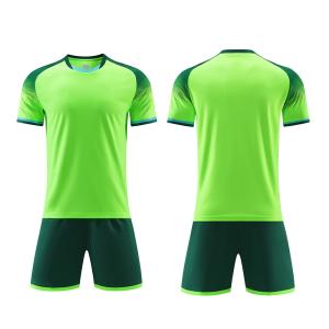 Quality Casual Training Soccer Jersey Sets Short Sleeve Football Jersey Team Set wholesale