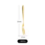 Disposable Modern Gold and Silver Stainless Steel Cutlery Set for Restaurant