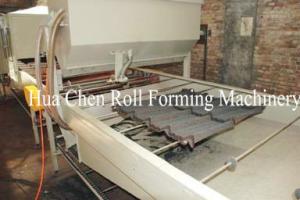 Quality Metal Stone Coated Tile Forming Machine 110kw PLC Control wholesale