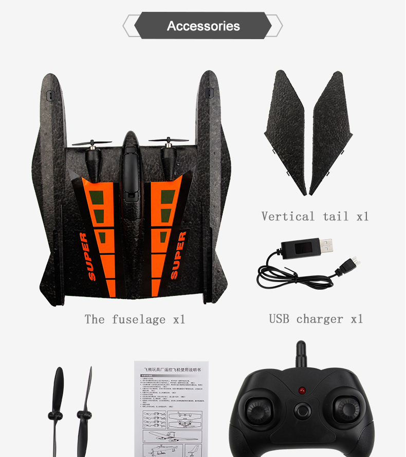 Material Fx815 Fx-815 Rc Plane Remote Control Airplane Ready To Fly 2.4ghz 2 Channels Epp Foam Aircraft Model For Kids Adult