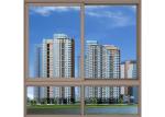 6061 T5 T6 Aluminium Window Profiles , Extruded Aluminum Window Frame