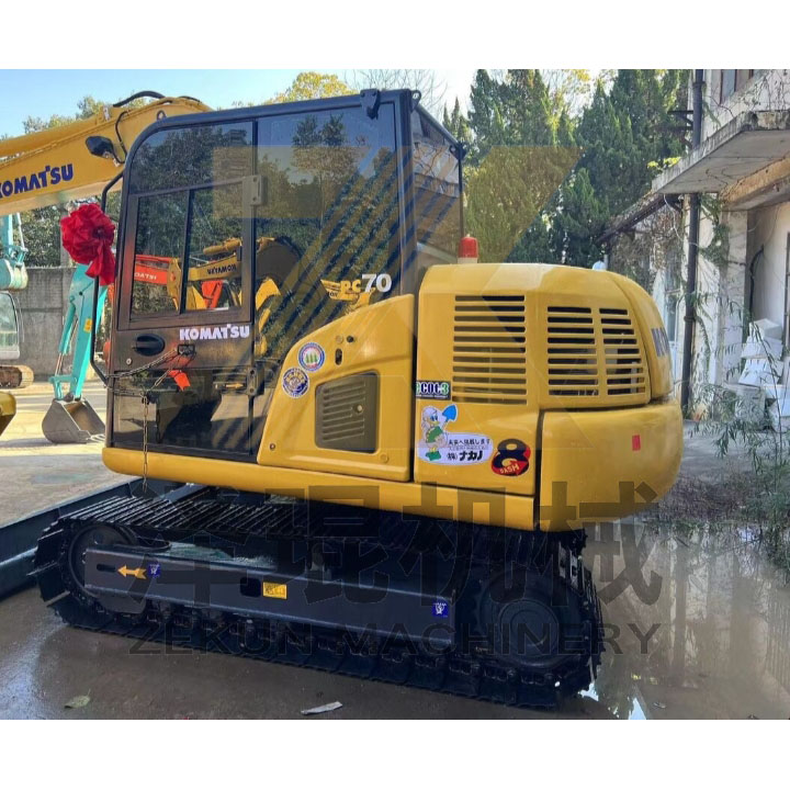 2017 Used Komatsu PC70-8 Secondhand Excavator 7 Ton Engineering Machine for Machinery