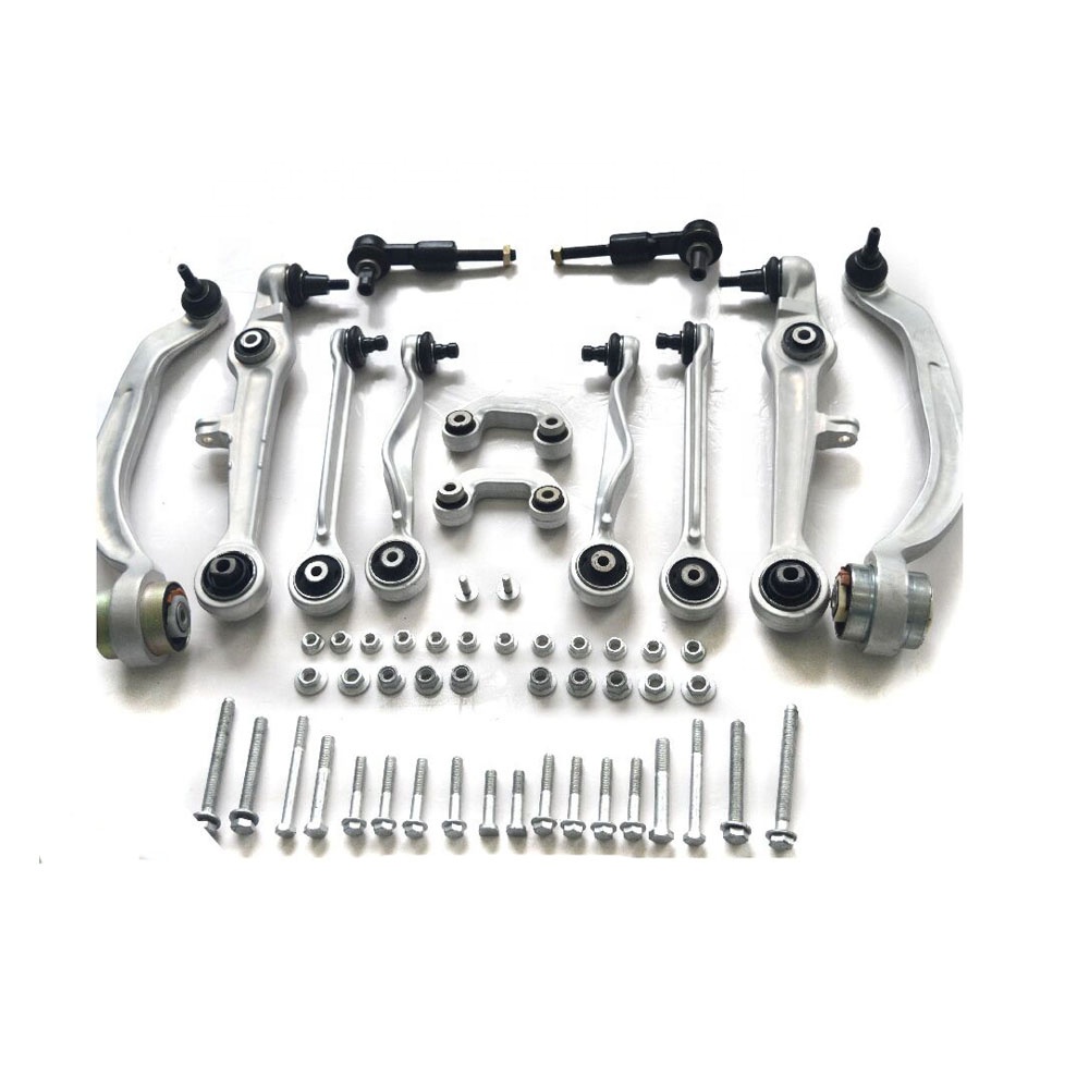 Bushing Nature Rubber 8D0498998 Silver Aluminium Suspension Control Arm Kit for VW Passat
