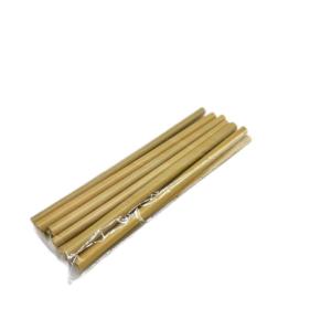 Quality 100% Biodegradable Reusable Bamboo Drinking Straws For Smoothie 15cm wholesale