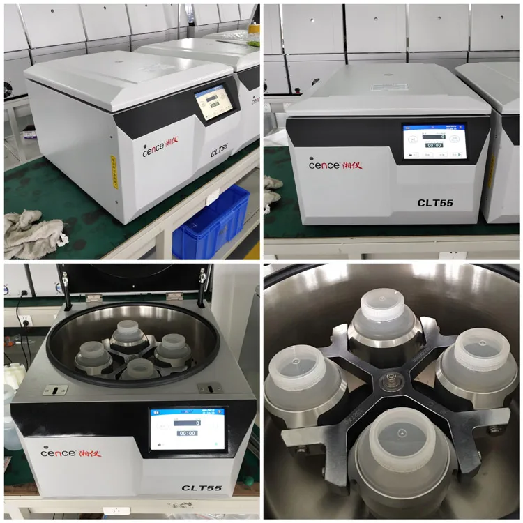 CLT55 Medical Laboratory Centrifuge Benchtop Clinical Centrifuge Machine with Basket Rotor