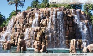 Quality Fiberglass Rockery Artificial GRC Landscape For Decoration wholesale