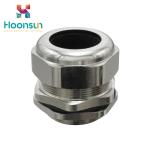Strengthened Type Nickel Plated Brass Cable Gland , Waterproof Cable Gland