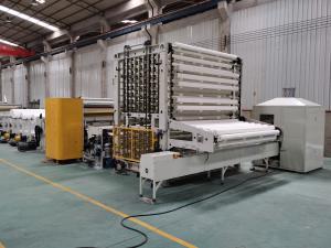 Quality Glue Laminated Embossing Kitchen Towel Toilet Paper Rewinding Machine wholesale