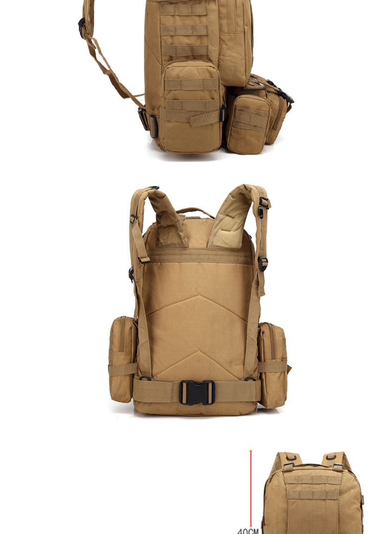 Polyester Lining Material Hiking Backpack for Outdoor Travel Camping Mountaineering Bag