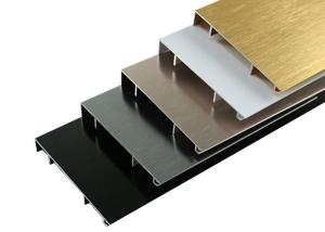 Quality Wall Base Protection Aluminium Skirting Profile Anodized wholesale
