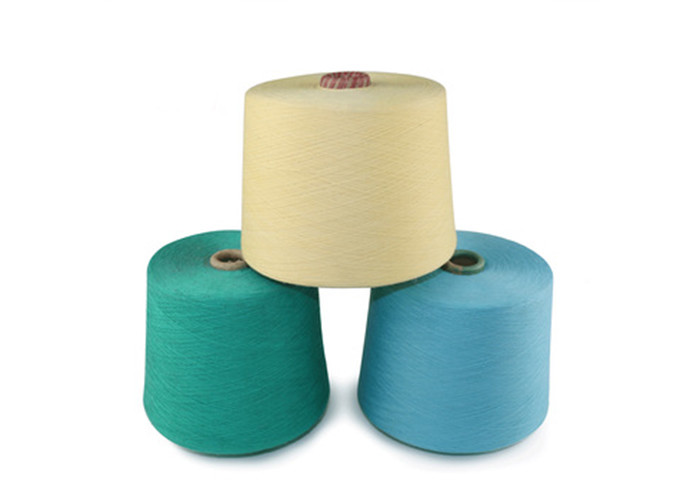 75D/2 Customized Polyester Elastic Yarn , 100% Polyester Dty Yarn Heat Resistance