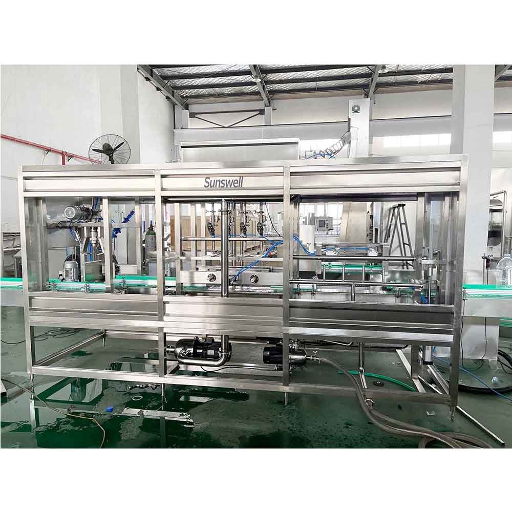 500bph 10L Pet Bottle Water Filling Machine With Empty Bottle Conveyor