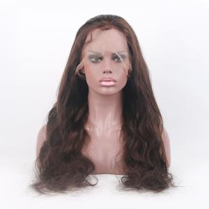 Quality 130% Density Body Wave Full Cuticle 20inch Glueless Full Lace Wig With Baby Hair wholesale