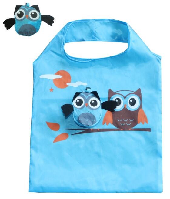 Recycled Foldable Nylon Polyester Tote Bag with logos polyester shopping bag Custom advertising handle non woven bag PAC