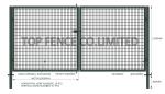 3D wire mesh fence panels
