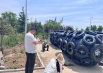 4500x9000mm 50Kpa Pneumatic Fenders For Boat High Energy Absorption Black Color