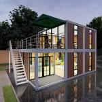 Mini Homes Tiny Houses Container Houses for Office Showroom and Restaurant in