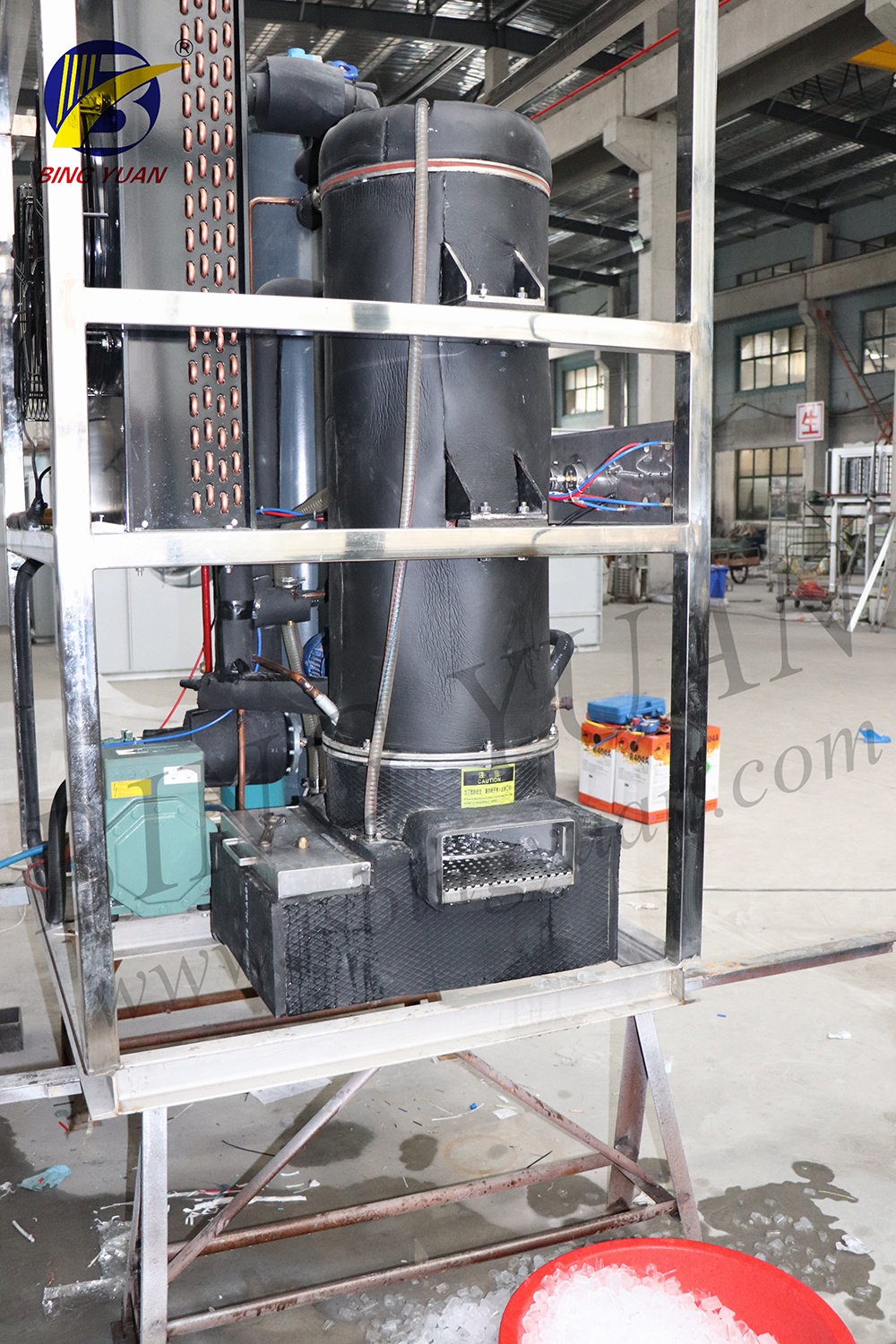 Customized, Popular Tube ice maker , Daily Capacity 8Ton Tube Ice Machine