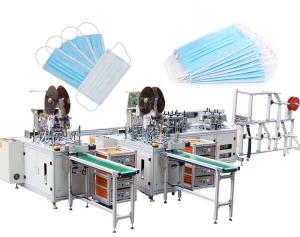 Quality 100 Pcs/Min 3 Ply Face Mask Making Machine wholesale