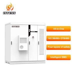 Quality 215kwh 230kwh High Voltage Battery Air/Cooling Commercial Industrial Energy Storage System Solar Lifepo4 Battery wholesale