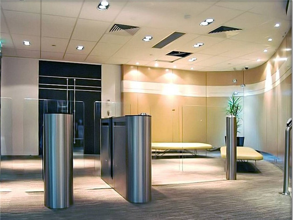 Mirro Finished Controlled Access Turnstiles