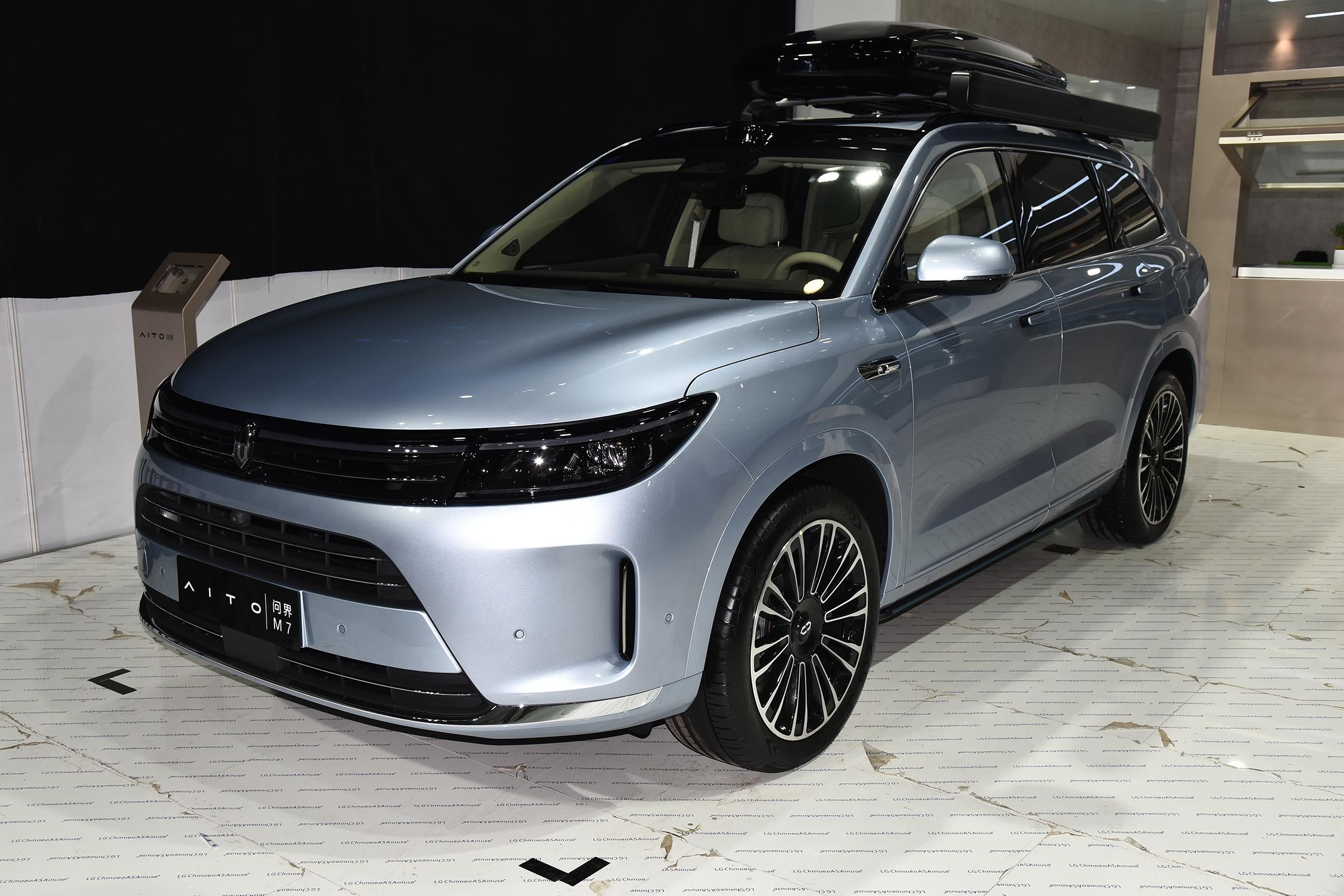 Hybrid AITO M7 2023 Fuel Hybrid SUV HUAWEI Hybrid Vehicle Hybrid HEV 5020*1945*1775