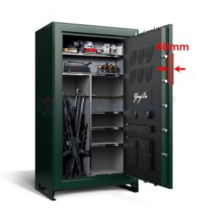 Quality 1400 Degree UL Lock Gun Safes Box With 75Mins Fireproof Rating Safe Gun Cabinets wholesale
