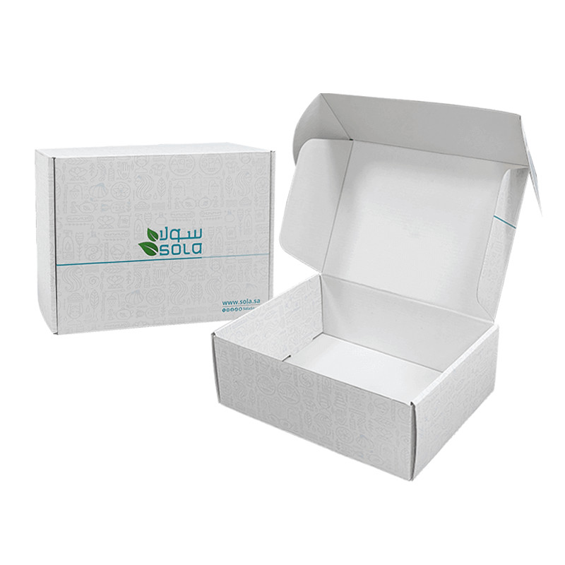 Custom Kraft Paper Cardboard Apparel Clothes Packaging Carton Mailing Moving Shipping Corrugated Boxes With Zipper Tear Tape
