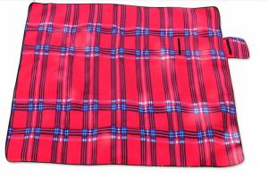 Quality Red Outdoor Camping Mat Waterproof Picnic Blanket Polyester Sponge Material wholesale