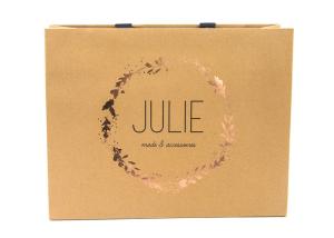Quality Elegant Sustainable Eco Paper Packaging , Custom Gift Bags With Logo wholesale